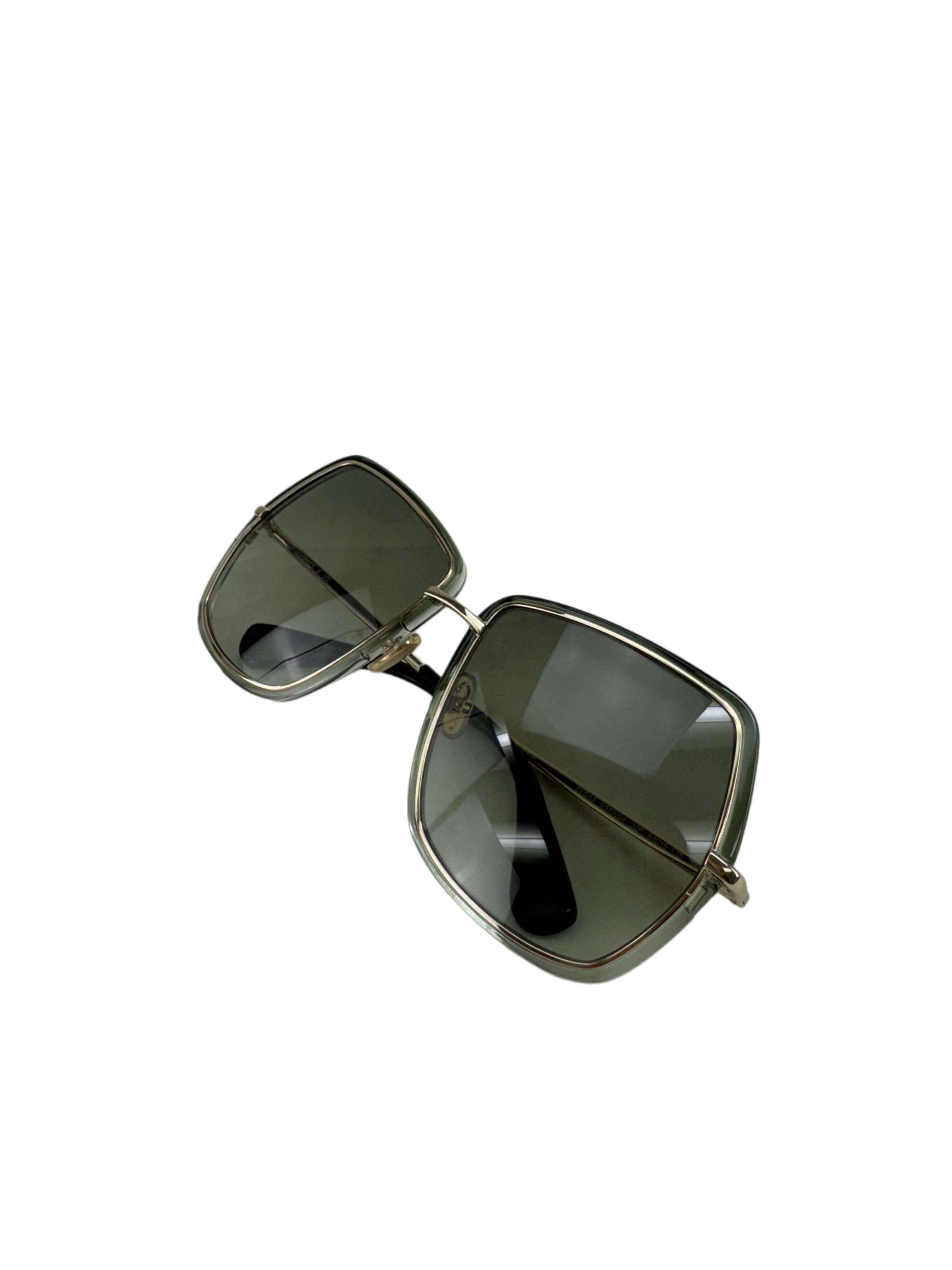 Max Mara Women's Green Elsa Oversize Sunglasses NWT | eBay